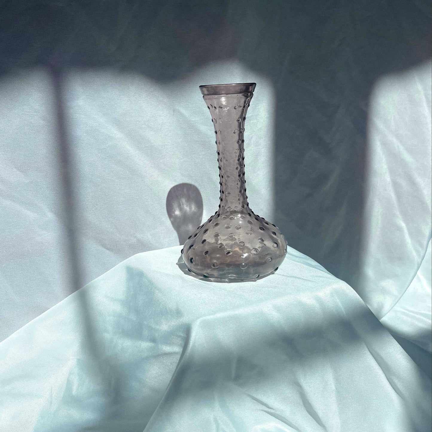 Purple Hobnail Vase
