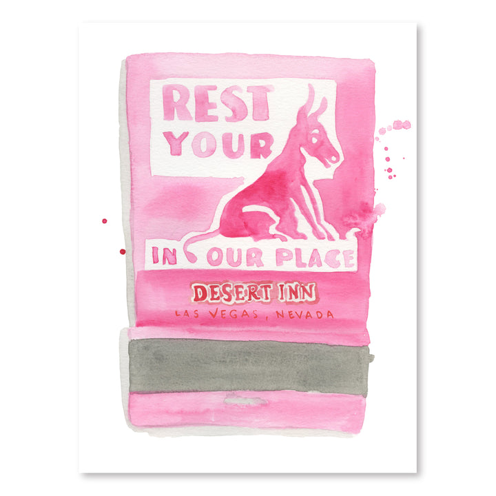Rest Your Ass Matchbook