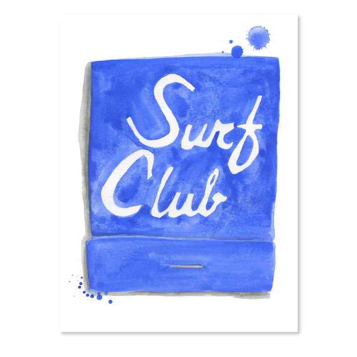 Surf Club Matchbook